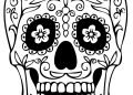 Sugar Skull Coloring Pages Image