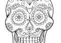 Sugar Skull Coloring Pages Image