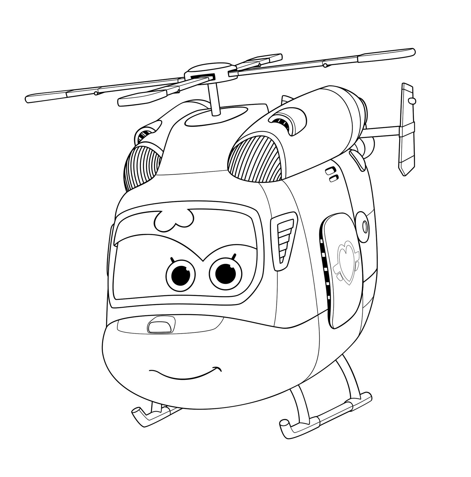 Super Wings Coloring Pages Pictures.