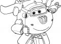 Super Wings Coloring Pages of Donnie