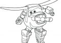 Super Wings Coloring Pages of Mira