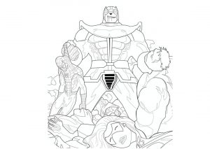thanos coloring pages  visual arts ideas