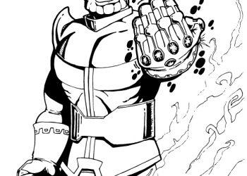 thanos coloring pages  visual arts ideas