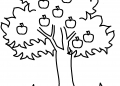 Tree Coloring Page Free Images