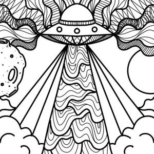 easy trippy coloring pages for adults