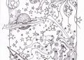 Trippy Coloring Pages Images of Planets
