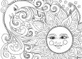 Trippy Coloring Pages Images of The Sun