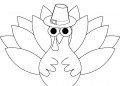 Turkey Coloring Pages Free Images