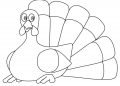 Turkey Coloring Pages Picture