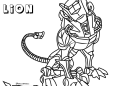Voltron Coloring Pages of Green Lion