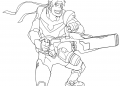 Voltron Coloring Pages of Hunk
