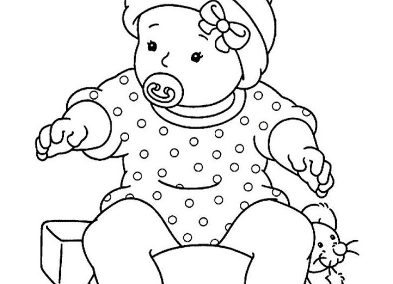 Baby Coloring Pages - Visual Arts Ideas