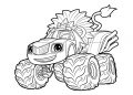 Blaze and the Monster Machine Coloring Pages 2020