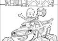 Blaze and the Monster Machine Coloring Pages For Kids