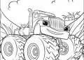 Blaze and the Monster Machine Coloring Pages Pictures