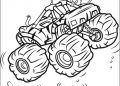 Blaze and the Monster Machine Coloring Pages of Advebturous Stripes