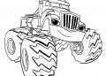Blaze and the Monster Machine Coloring Pages of Crusher Images