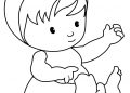 Cute Baby Coloring Pages Image