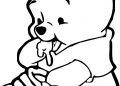 Cute Winnie the Pooh Coloring Pages