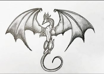  Drawing A Dragon Ideas with 20 Examples of Dragon Drawings 