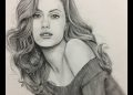 Drawing of A Girl Realistic with Pencil