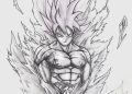 Drawing of Goku Image