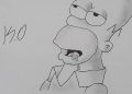 Drawing of Homer Simpson Pictures