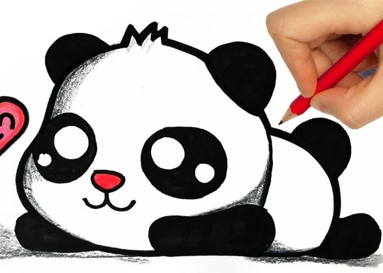 Drawing of Panda - Visual Arts Ideas