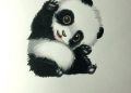 Drawing of Panda of Little Panda