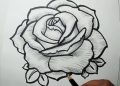 Drawing of Rose Ideas