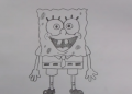 Drawing of Spongebob Ideas with Pencil