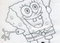 Drawing of Spongebob Image