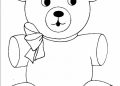 Easy Teddy Bear Coloring Pages