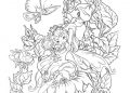 Fairy Coloring Pages for Adults Image