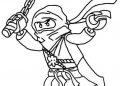 Lego Ninjago Coloring Pages of Jay For Children