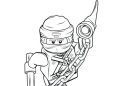 Lego Ninjago Coloring Pages of Jay For Kid
