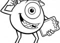 Monster inc Mike Coloring Pages