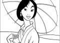 Mulan Coloring Pages Image For Children