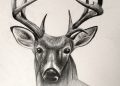 Pencil Drawing of Deer