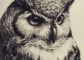 Realistic Owl for Drawing