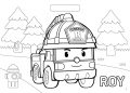 Robocar Poli Coloring Pages For Kids