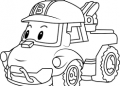 Robocar Poli Coloring Pages of Bukcy