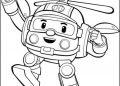 Robocar Poli Coloring Pages of Helly Image