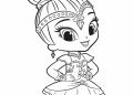 Shimmer and Shine Coloring Pages Image