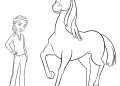 Spirit Riding Coloring Pages For Children