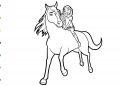 Spirit Riding Coloring Pages Free Image