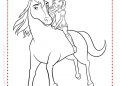 Spirit Riding Coloring Pages of Pru