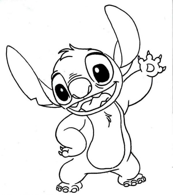 Stitch Coloring Pages For Kids - Visual Arts Ideas