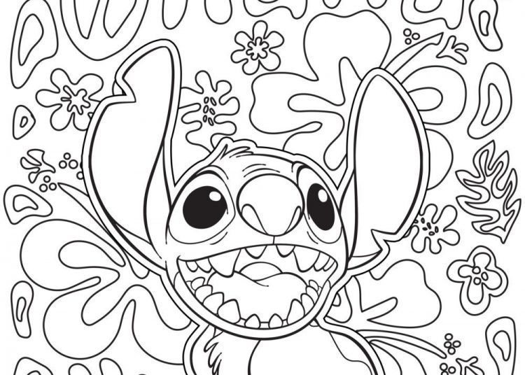 Stitch Coloring Pages For Kids - Visual Arts Ideas