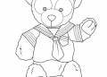 Teddy Bear Coloring Pages of Duffy